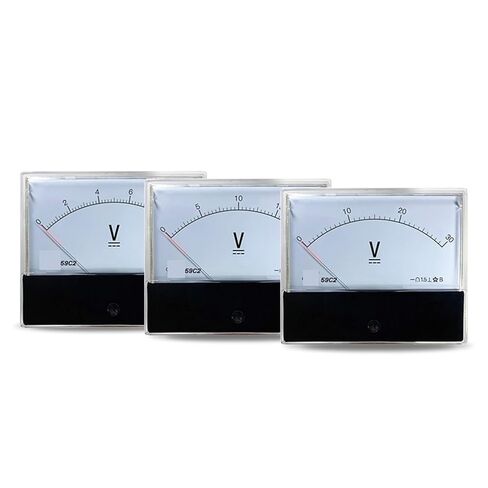 59C2 DC Voltmeter 10V 15V 20V 30V 50V 100V 150V 250V 300V 450V 500V 600V Pointer Meter 100 * 120mm 1Pcs(DC 450V) in Saudi Arabia