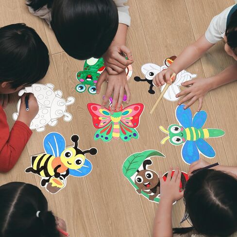 40 Pack Fall Crafts Kit DIY Magnet Sticker Painting Crafts Autumn Pumpkin Turkey Coloring Attivity Kit Color الخاص بك in Saudi Arabia