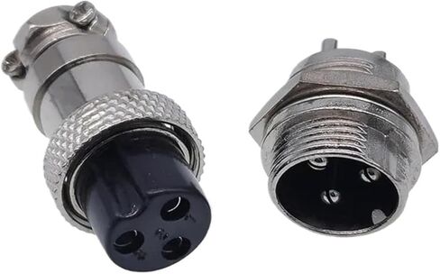 5/8 inch GX16 *10 circular connector 2 pins 3 pins 4 pins 5 pins 6 pins 7 pins 8 pins 9 pins 10 pins male and female diameter 16 mm L73 RS765 DF16 M16(7Pin10PCS) in Saudi Arabia