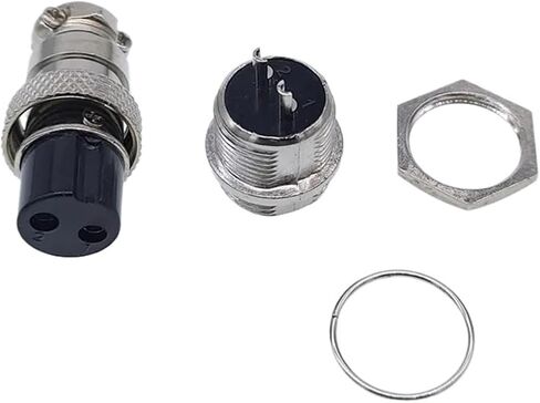 5/8 inch GX16 *10 circular connector 2 pins 3 pins 4 pins 5 pins 6 pins 7 pins 8 pins 9 pins 10 pins male and female diameter 16 mm L73 RS765 DF16 M16(7Pin10PCS) in Saudi Arabia