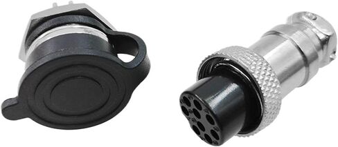 5/8 inch GX16 *10 circular connector 2 pins 3 pins 4 pins 5 pins 6 pins 7 pins 8 pins 9 pins 10 pins male and female diameter 16 mm L73 RS765 DF16 M16(7Pin10PCS) in Saudi Arabia