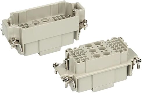 موصل مستطيل للخدمة الشاقة HDC HK-006/36-M/F قابس 10A أساسي in Kuwait