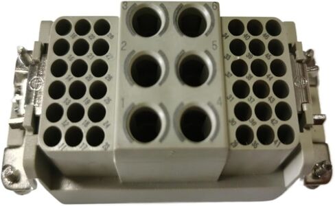 موصل مستطيل للخدمة الشاقة HDC HK-006/36-M/F قابس 10A أساسي in Kuwait