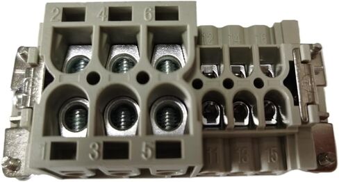 موصل مستطيل للخدمة الشاقة HDC HWK-006-Pin 40 / 16A 690V / 400V Plug in Kuwait