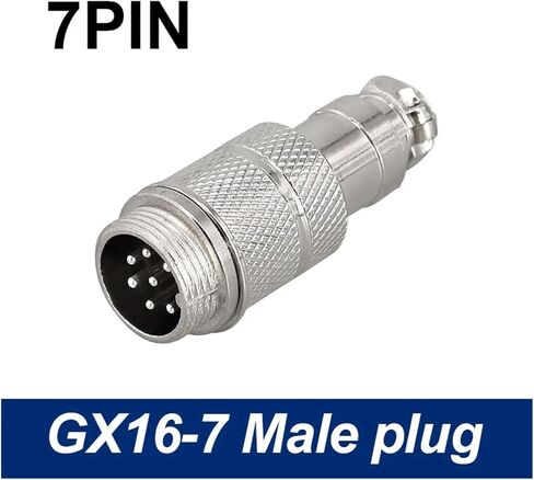 5/8 inch female male GX16 circular connector 2 pin 3 pin 4 pin 5 pin 6 pin 7 pin 8 pin 9 pin 10 pin diameter 16 mm L73 RS765 DF16 M16(8Pin Female plug) in Saudi Arabia