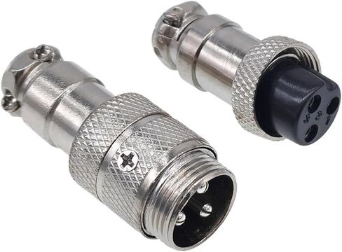 5/8 inch female male GX16 circular connector 2 pin 3 pin 4 pin 5 pin 6 pin 7 pin 8 pin 9 pin 10 pin diameter 16 mm L73 RS765 DF16 M16(8Pin Female plug) in Saudi Arabia