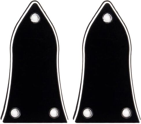 LoveinDIY 2 Pieces 3 Holes Truss Rod Cover Plates W/ 3 Screws for Epiphone Guitar DIY in Kuwait
