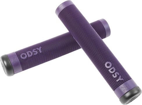 مقبض دراجة Odyssey Broc Raiford Flangeless Midnight Purple 152 مم - مضلع، مريح، مقاوم للاهتراء، نمط دائري مع نهايات بار، مثالي لركوب الدراجات في الشوارع in Saudi Arabia