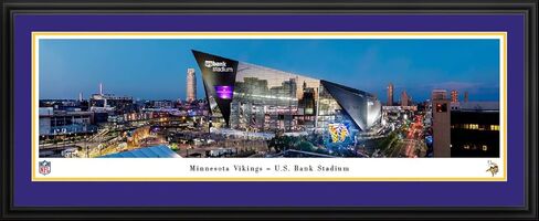 US Bank Stadium, Home of The Minnesota Vikings - Panoramic Posters and Framed Pictures by Blakeway Panoramas in Saudi Arabia