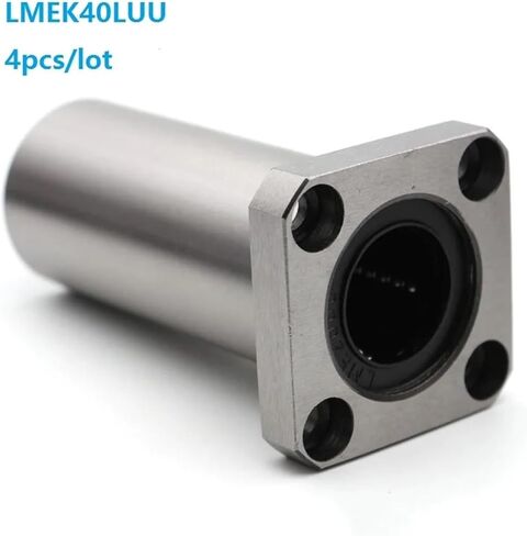 4pcs/lot LMEK40LUU Long Type Square Flange Linear Bearing Bushing in Saudi Arabia