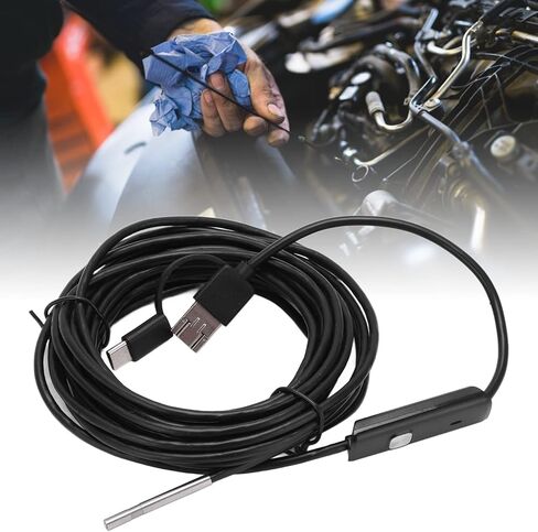 BAFOVY AN100 3.9mm Endoscope, High Definition Inspection Camera with 6 Adjustable LED Lights, IP67, for Car Engine Maintenance Pipe Inspection (Hardwired 2m) in Saudi Arabia