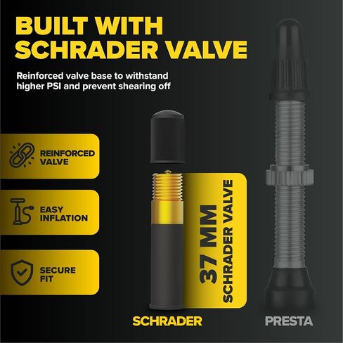 Ultraverse 26" Bike Inner Tubes 26 x 2.125-2.40 – Butyl Rubber Bicycle Tubes with Schrader Valve – Compatible with Mountain, Cruiser, City & Kids Bikes – Set of 2 in Kuwait