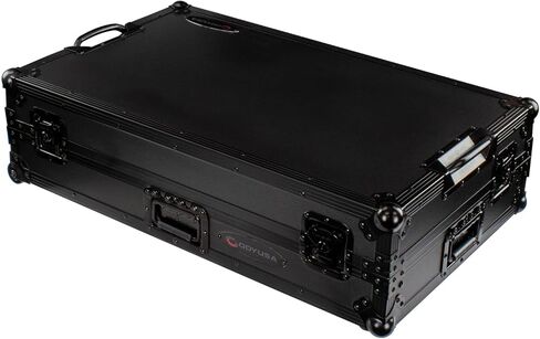 ODYSSEY FZGSRANE4W1BL Glide-style Flight Case for Rane Four with Wheels and 1U Rack - Black Label in Saudi Arabia