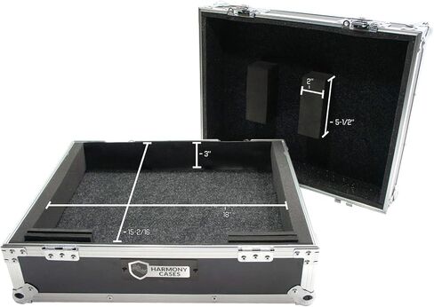 Harmony Audio HC1200E Flight Foam Lined DJ 1200 Size Road Turntable Custom Case in Saudi Arabia