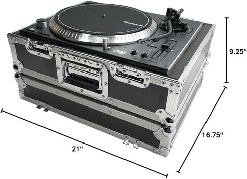 Harmony Audio HC1200E Flight Foam Lined DJ 1200 Size Road Turntable Custom Case in Saudi Arabia