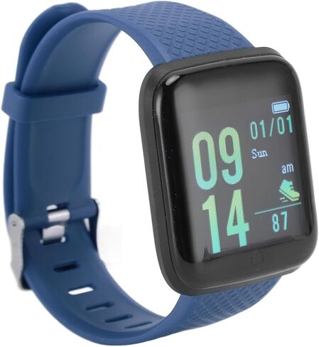 Yoidesu Smart Watch Fitness with Monitor Sleep, Sports Modes Activity Step Calorie Counter, IP65 for Andriod iOS Women Men (Blue) in Saudi Arabia