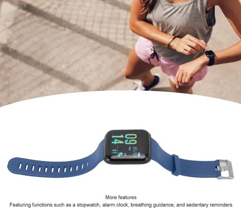 Yoidesu Smart Watch Fitness with Monitor Sleep, Sports Modes Activity Step Calorie Counter, IP65 for Andriod iOS Women Men (Blue) in Saudi Arabia