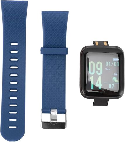 Yoidesu Smart Watch Fitness with Monitor Sleep, Sports Modes Activity Step Calorie Counter, IP65 for Andriod iOS Women Men (Blue) in Saudi Arabia