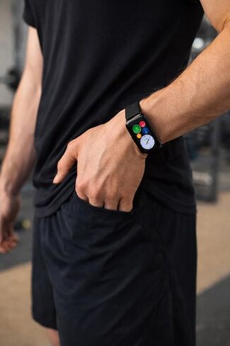 جهاز تعقب اللياقة البدنية LUNO Active X1، ساعة ذكية AMOLED مع أكسجين الدم، مراقب النوم، معدل ضربات القلب وضغط الدم على مدار الساعة طوال أيام الأسبوع، جهاز تعقب النشاط الصحي المقاوم للماء IP68 مع عداد خطوات السعرات الحرارية للنساء والرجال in Kuwait