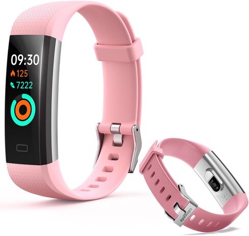 Fitness Tracker with Heart Rate Monitor/Step Counter/Calories, Activity Tracker Smart Watch Slim Smart Bracelet Sleep Monitor, IP68 Waterproof, Pedometer Health Tracker for Man Women in Saudi Arabia