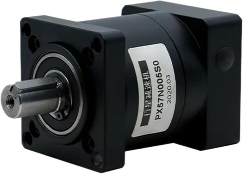 EU RU PX57 Planetary Reducer Ratio 3/4/5/6/10/16/20/24/30/36/40/60/120/144/150/216 for Nema23 Stepping Motor(Ratio 120) in Kuwait