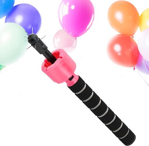 VIFUME Balloon Popper Tool with 360° Surround Tip, Telescopic Aluminum Rod (9–28.5 Inches), Adjustable Balloon Cleanup Stick with Safety Cap for Party & Event Decoration in Saudi Arabia
