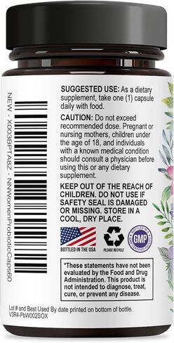 Probiotics for Women - 50 Billion CFU Per Serving - 16 Feminine Health Vag Strains - Prebiotic for Vaginal PH Balance, Urinary UT Health, Women's Probiotic - Shelf Stable - USA Bottled - 60 Capsules in Saudi Arabia