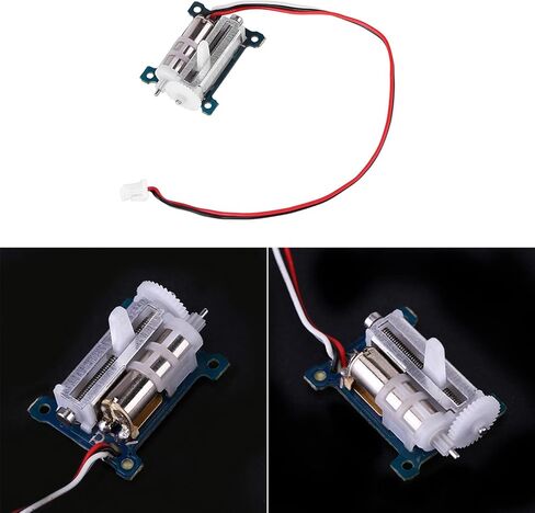 Hyuduo 1.5g Micro Linear Servo 3.7V-5V Digital Analog Servo استجابة سريعة محرك خطي خفيف الوزن للطائرات ثلاثية الأبعاد فائقة الصغر مع محرك عزم دوران عالي in Saudi Arabia