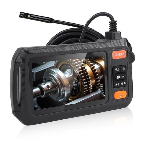 High Definition Dual Lens Endoscope Camera 1080P with 32GB Memory Card, 4.3-inch HD Screen for Appliance Maintenance (Dual Lens) in Saudi Arabia