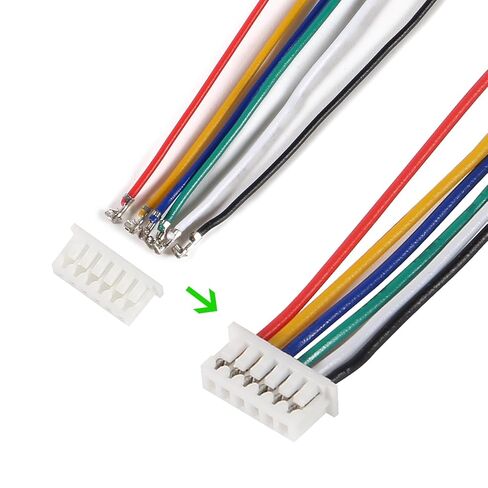 1.25mm Connectors Plug Kit 1.25mm Pitch Connectors and Pre-Crimped Cables Compatible with JST Molex PicoBlade 1.25mm 15cm Pre-Crimped Cable Wire in Saudi Arabia
