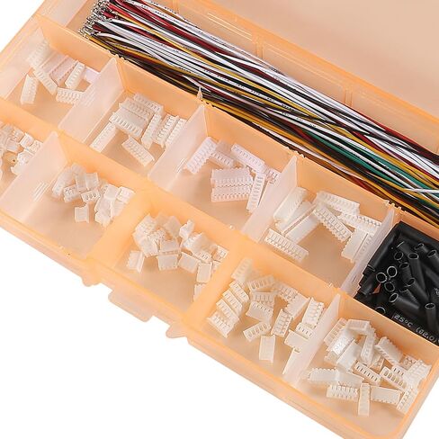 1.25mm Connectors Plug Kit 1.25mm Pitch Connectors and Pre-Crimped Cables Compatible with JST Molex PicoBlade 1.25mm 15cm Pre-Crimped Cable Wire in Saudi Arabia