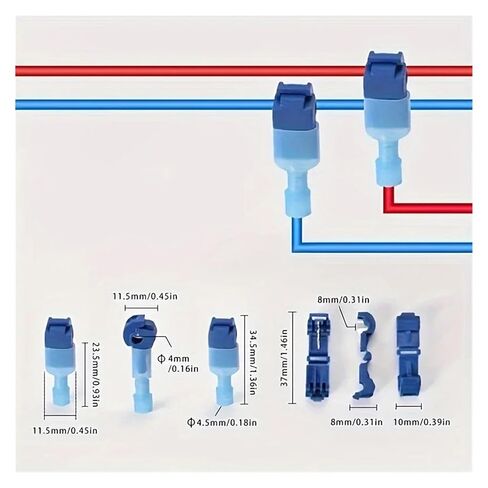 fengpeng 20Pairs Quick Electrical Cable Connectors Splice Lock Wire Terminals Crimp for Better Conductivity in Saudi Arabia