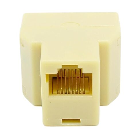 fengpeng RJ-45 Splitter Adatper Connector Ethernet Network Adapter RJ45 Cable CAT5 CAT6 LAN 8P8C Modular Plug for Laptop in Kuwait