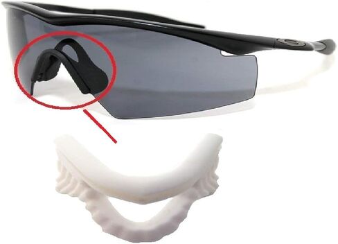 وسادات أنف بديلة متوافقة مع Galaxy + مجموعات جورب أذن مطاطية لسخان إطار Oakley M/Strike/Sweep/Hybrid أسود (وسادة أنف + جورب أذن أسود) in Kuwait