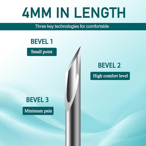 Pen Tips 32G x 4mm, Box of 110, Universal Fit with Most Pen Devices, Extra-Thin Wall Technology, Comfortable in Saudi Arabia