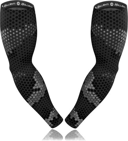 Millenti Cooling Arm Sleeve Compression - Sun Protection Sport Recovery Sleeves, Cools when Wet, Unisex in 4 Sizes - 2pcs in Saudi Arabia
