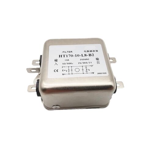 HT170-10-L8-B2 10A HT170-20-L8-B2 20A مرشح طاقة تيار متردد أحادي الطور 220 فولت (HT170-10 -L8 -B2 10A) in Kuwait