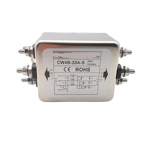 Anti-Interference Three-Phase Power Filter CW4B-10A-S 10A CW4B-20A-S 20A AC 380V(CW4B-20A-S 20A 380V) in Kuwait