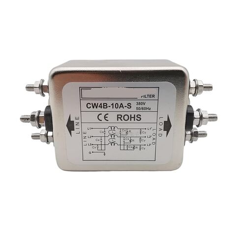 فلتر طاقة ثلاثي الطور مضاد للتداخل CW4B-10A-S 10A CW4B-20A-S 20A AC 380V(CW4B-20A-S 20A 380V) in Kuwait