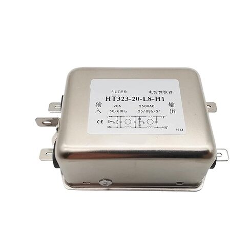 Bipolar Power Filter Anti-Interference HT323-20-L8-H1 220V 20A(HT323-10 -L8- H1 10A) in Saudi Arabia
