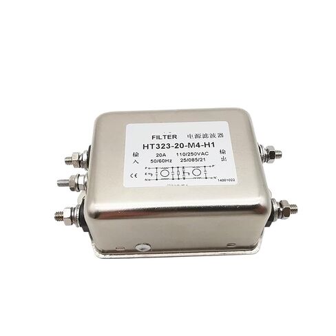 Bipolar Power Filter Anti-Interference HT323-20-L8-H1 220V 20A(HT323-10 -L8- H1 10A) in Saudi Arabia