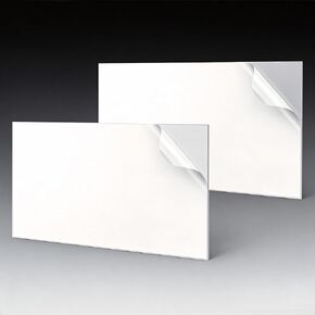 2 Pcs Polycarbonate Clear Plastic Sheet, 24" X 48" X 0.236" (1/4") Flexible Sheet Panels with Film, Shatter Resistant, Easier to Cut for Window Panel, Hobby, Home, DIY, Industrial, Craft in Kuwait