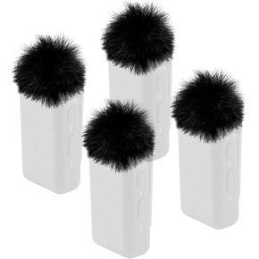 واقي أمامي لجهاز إرسال DJI Mic 1 (الجيل الأول)، غطاء فروي للميكروفون/غطاء الرياح/WindSock/DeadCat لإلغاء الضوضاء، مع رغوة مرشح بوب مدمجة (ليس لـ DJI Mic-2) in Kuwait