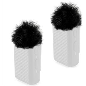 Windscreen for DJI Mic 1 Transmitter(1st Gen), Microphone Furry Cover/Wind Muff/WindSock/DeadCat for Noise Canceling, with Pop Filter Foam Embeded (Not for DJI Mic-2) in Kuwait