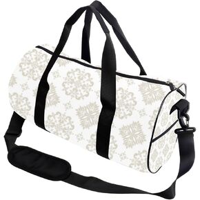 Classy White Accents Packable Gym Bag For Men Oxford Tote Bags Adjustable Shoulder Strap, Convertible Carry Backpack Gothic Duffle Bag For Yoga Soccer Gym Accessories Men in Kuwait