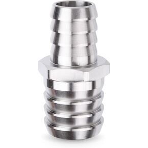 MAACFLOW الفولاذ المقاوم للصدأ 1 "إلى 3/4" خرطوم مخفض معرف الشائكة (حزمة من 1) in Kuwait