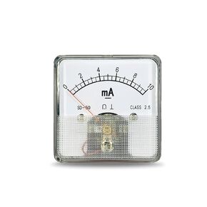 SD60 DC Milliammeter 1/2/3mA 5mA 10mA 20mA 30/50/100/200/300/500mA Pointer Ammeter 1Pcs(DC 300mA) in Saudi Arabia