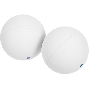 كرات تدريب الاسكواش من FOMIYES قطعتان من كرات الاسكواش المطاطية ذات نقطة واحدة بيضاء للتدريب على رد الفعل للمبتدئين وممارسة الارتداد لعشاق الرياضة in Kuwait