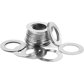 Washers,Flat Washer, Lock washers 50pcs Ultra Thin Flat Washer, M3 M5 M8 High Precision Adjusting Gasket, Width 0.2mm DIN988 Stainless Steel(M3x5X0.2) in Kuwait
