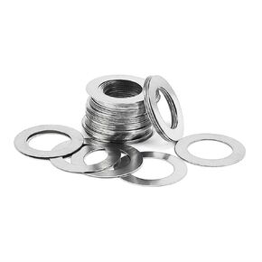Washers,Flat Washer, Lock washers M2 M3 M5 M12 Ultra Thin Flat Washer, DIN988 Stainless Steel Adjusting Width 0.1mm, Ultrathin Precision Shim Gasket 50PCS(M5x10) in Kuwait